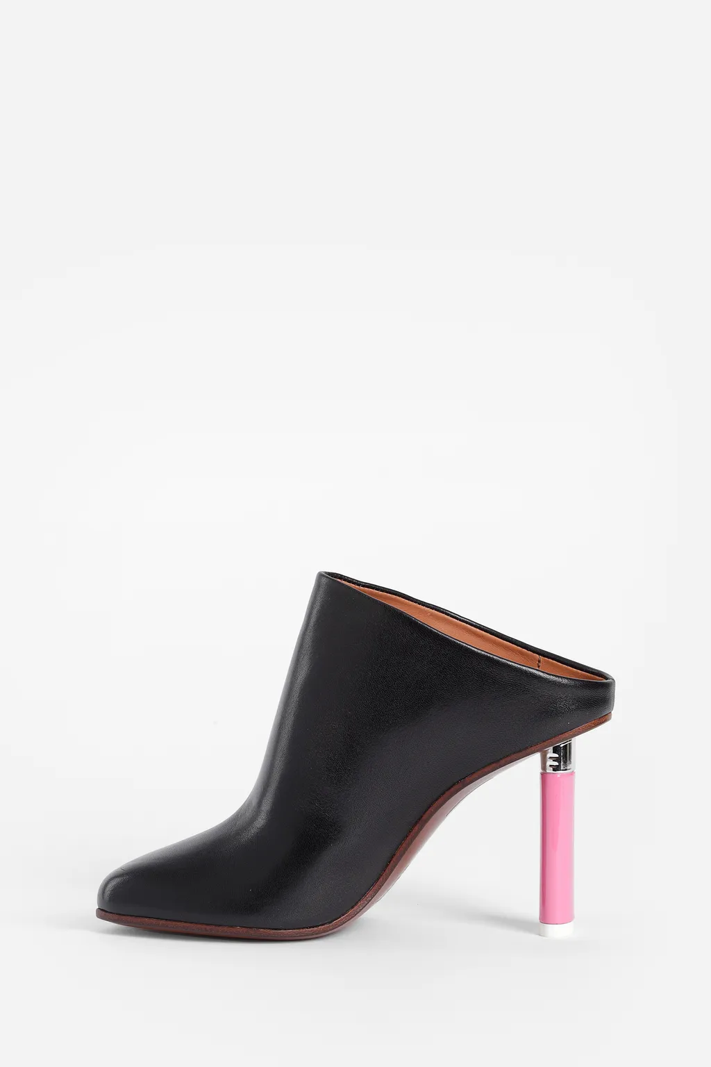 Lighter Pump Heels Black Leather