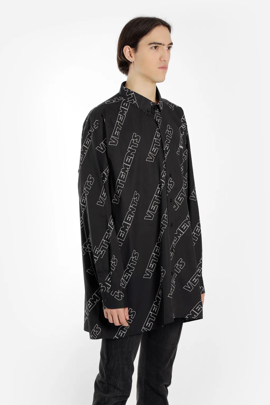 Monogram Black Logo Shirt