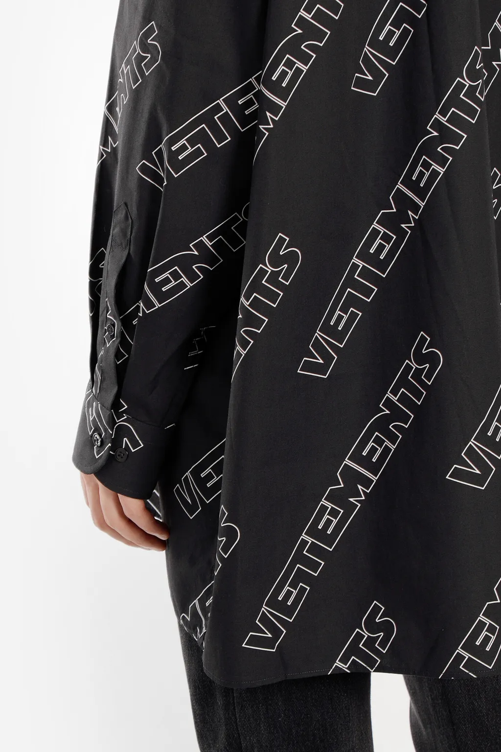 Monogram Black Logo Shirt