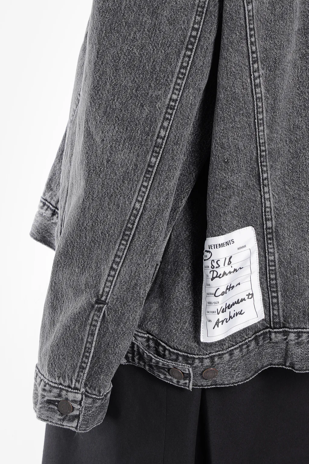 Oversized Hooded Denim Jacket