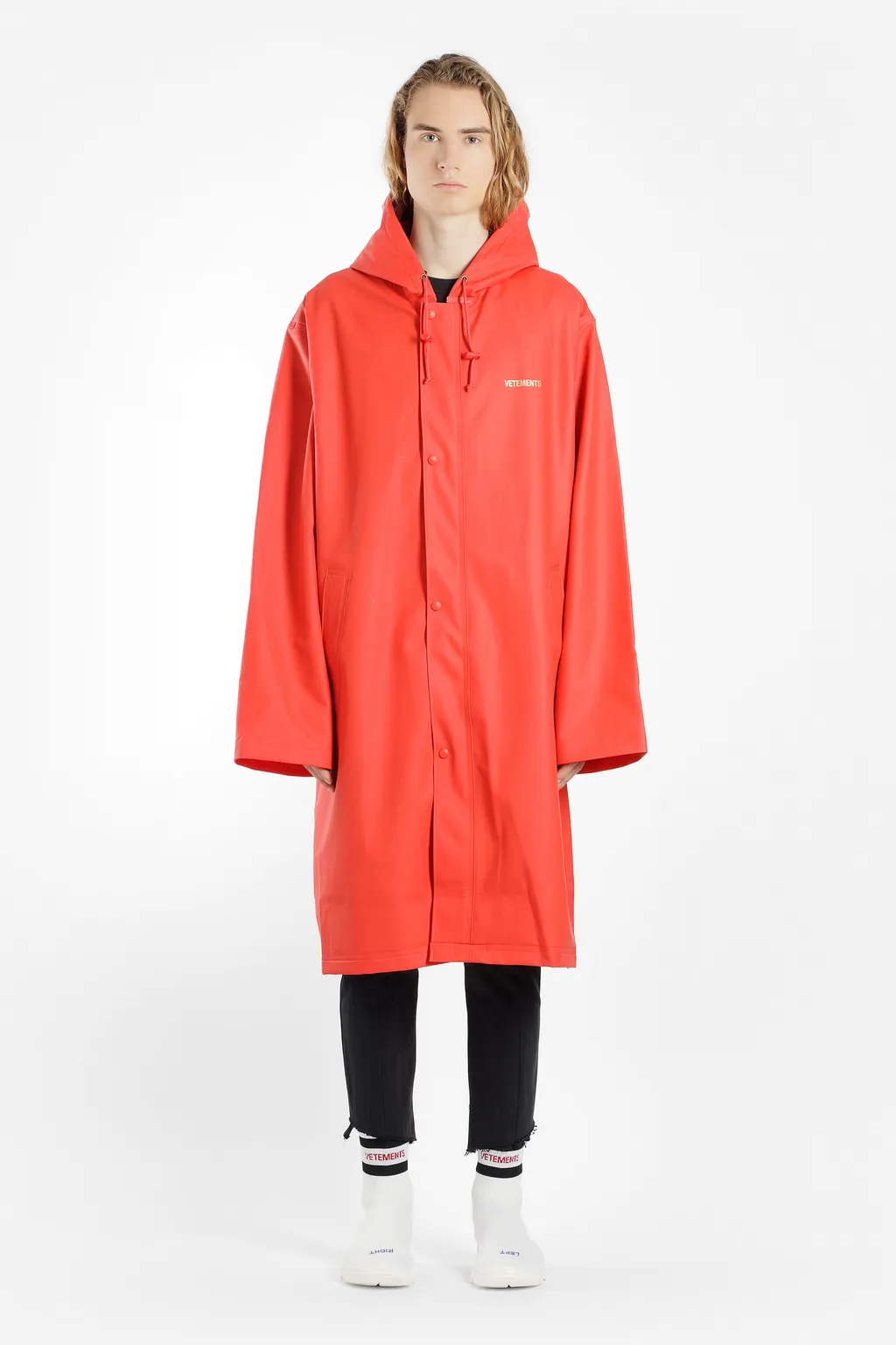Red Logo Raincoat