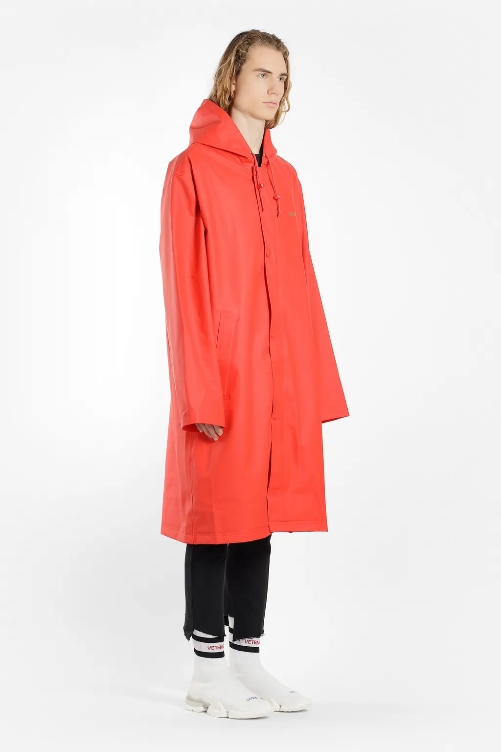 Red Logo Raincoat