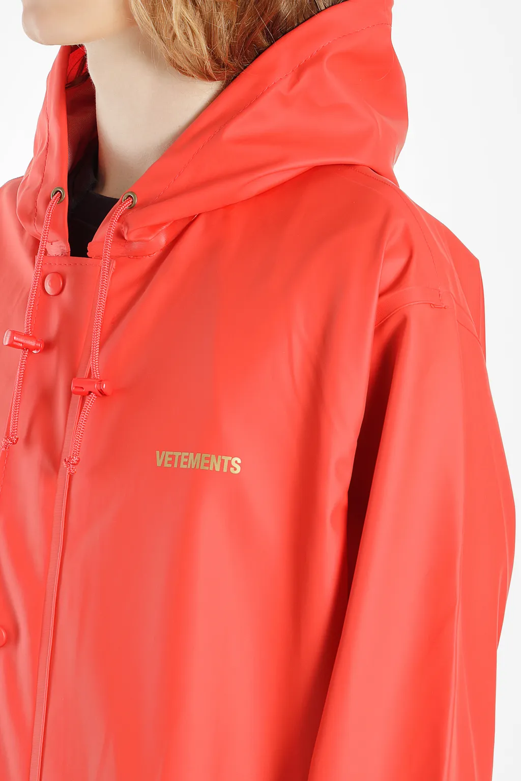 Red Logo Raincoat