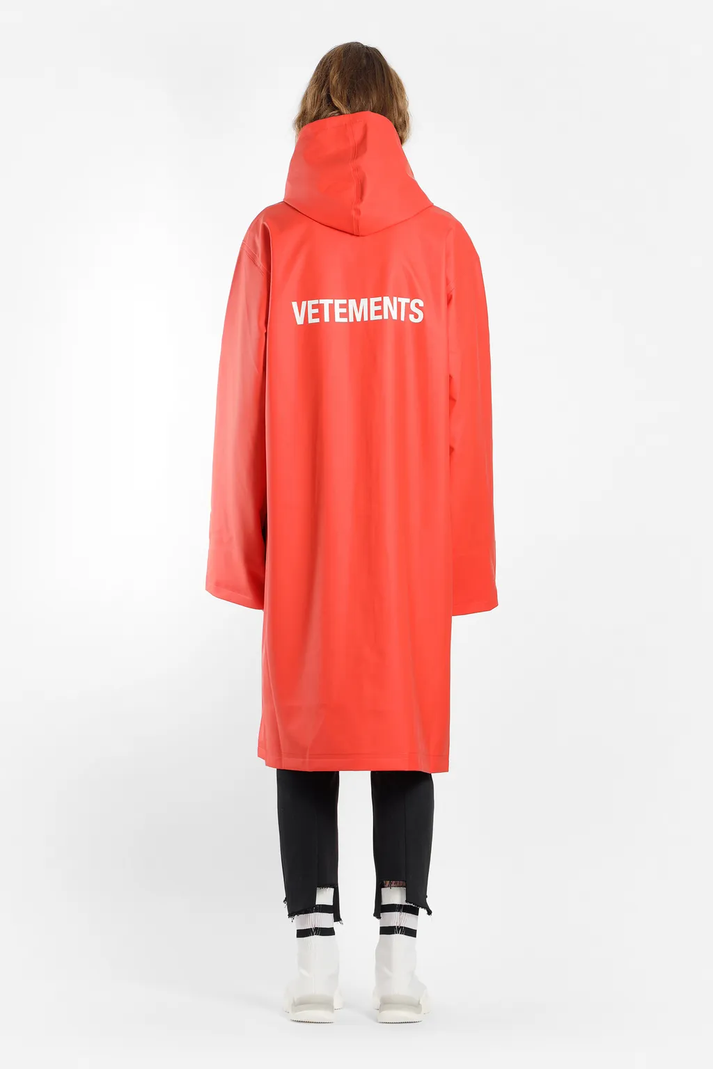Red Logo Raincoat