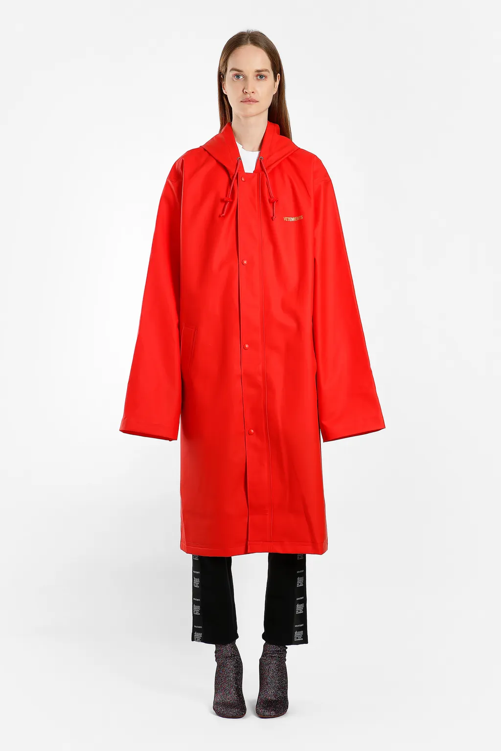 Red Logo Raincoat