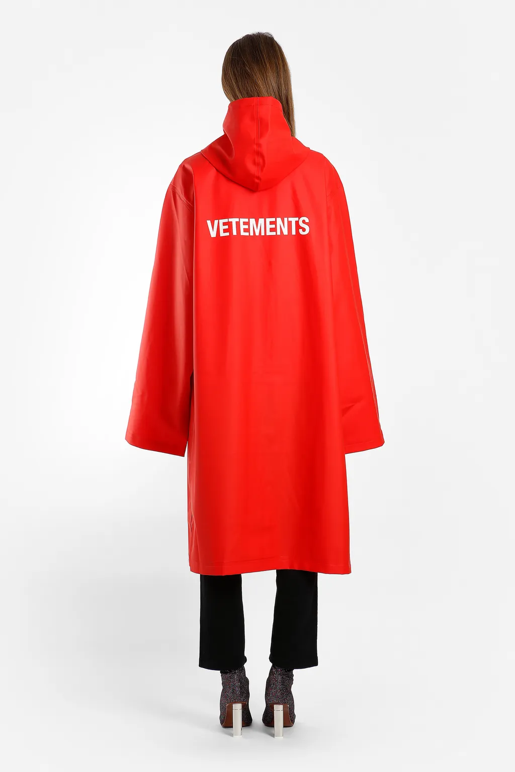 Red Logo Raincoat