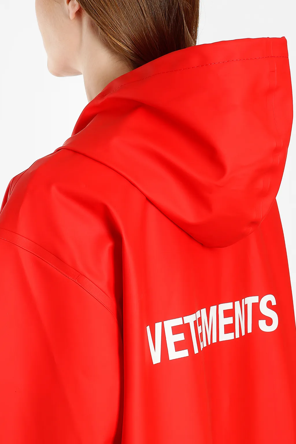 Red Logo Raincoat