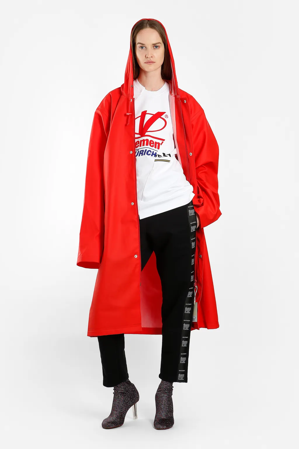 Red Logo Raincoat