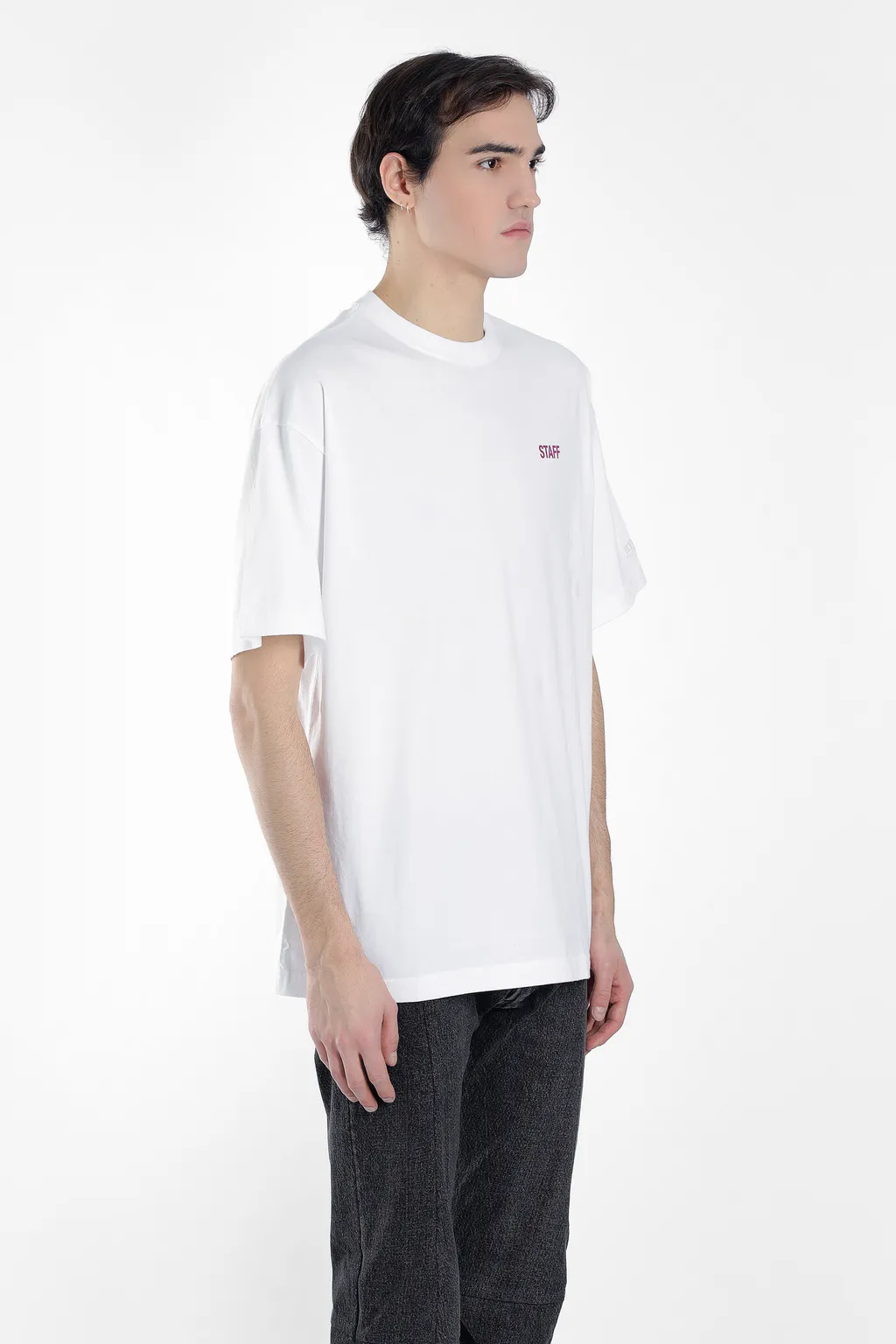 White Staff Oversized T-Shirt