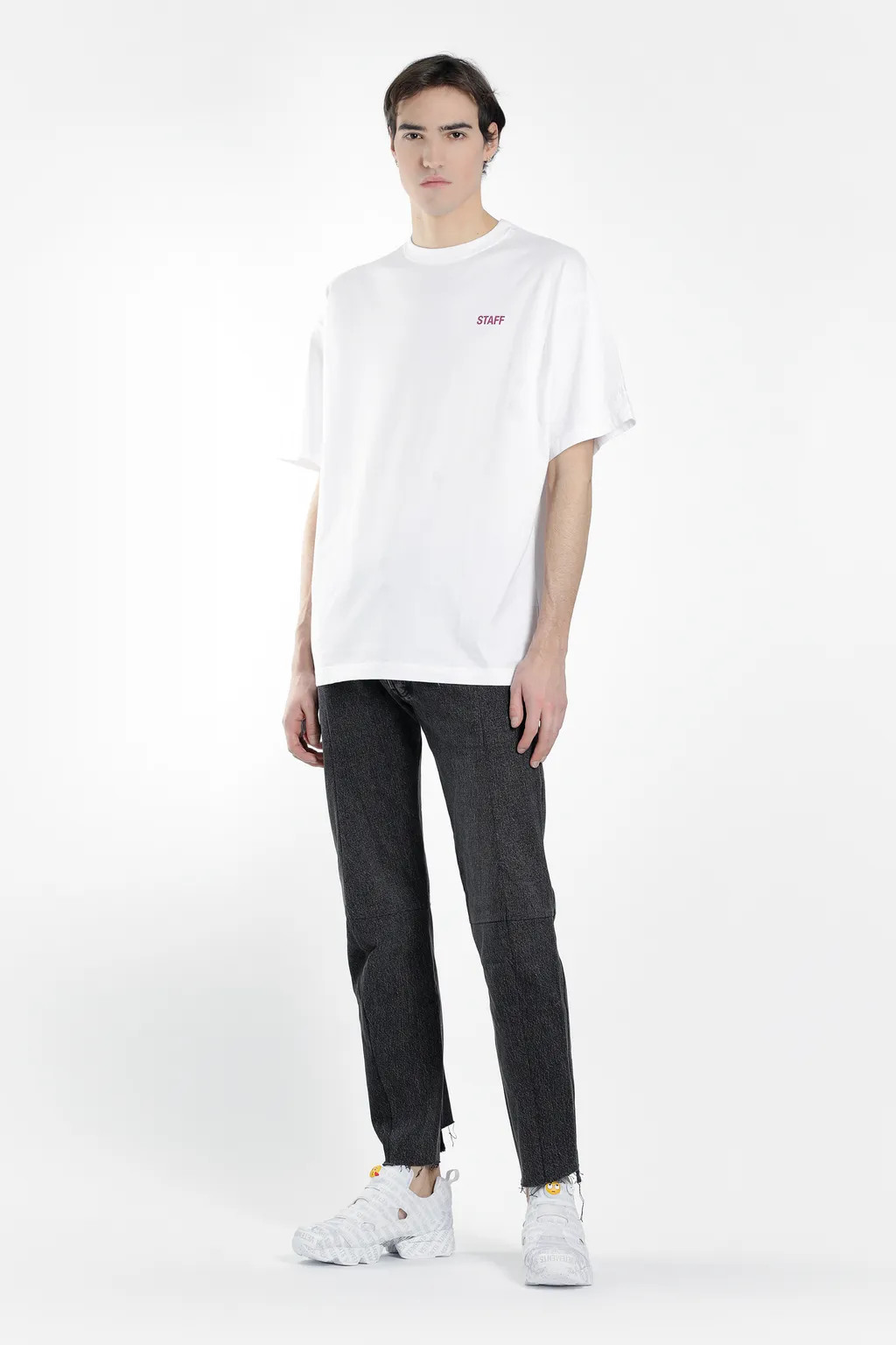 White Staff Oversized T-Shirt