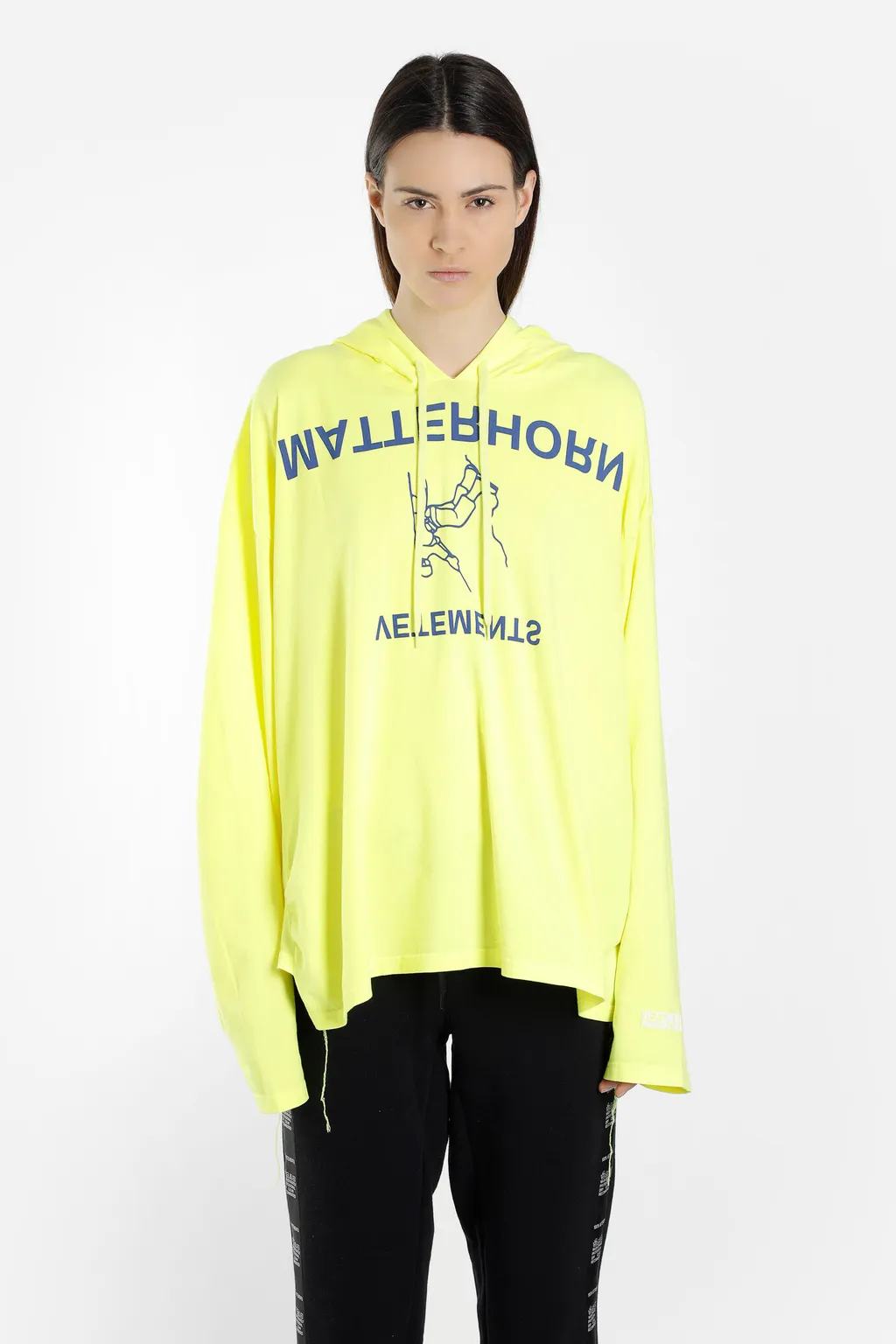 Yellow Watterhorn Graphic Hoodie