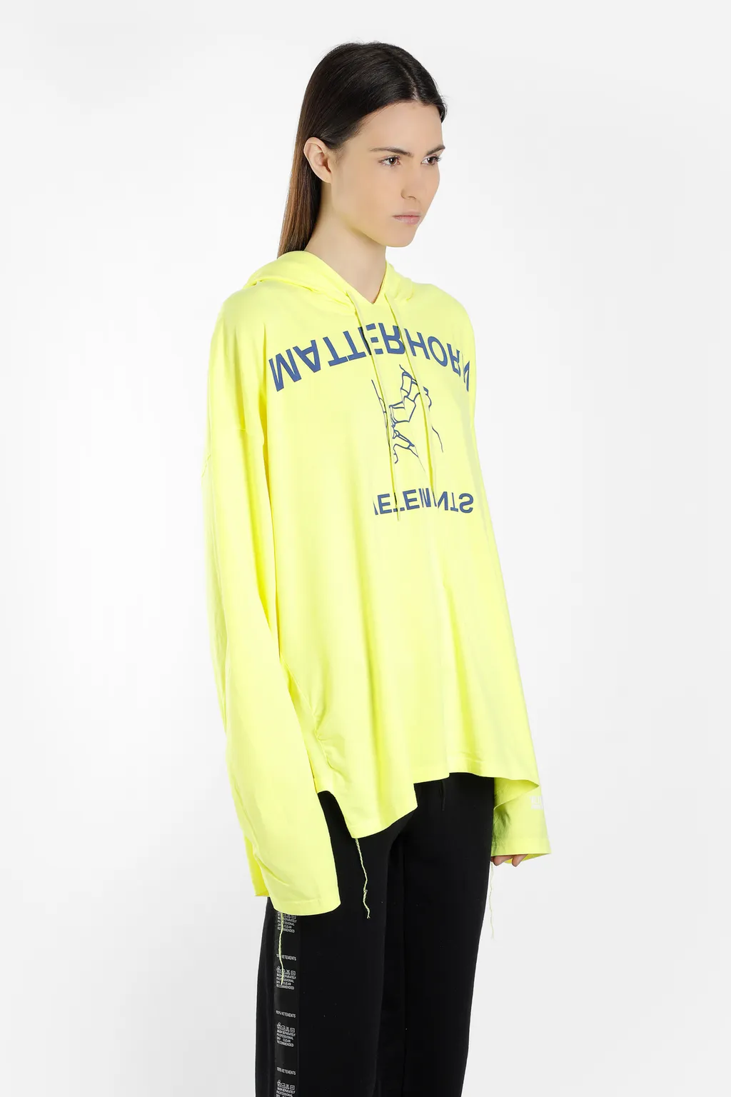 Yellow Watterhorn Graphic Hoodie