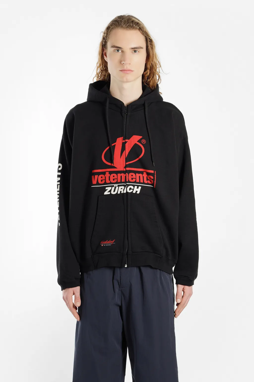 Zurich Double Sided Inside Out Zip Up Hoodie