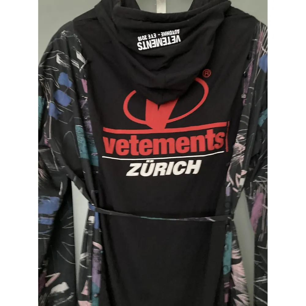 Zurich Printed Hooded Dress