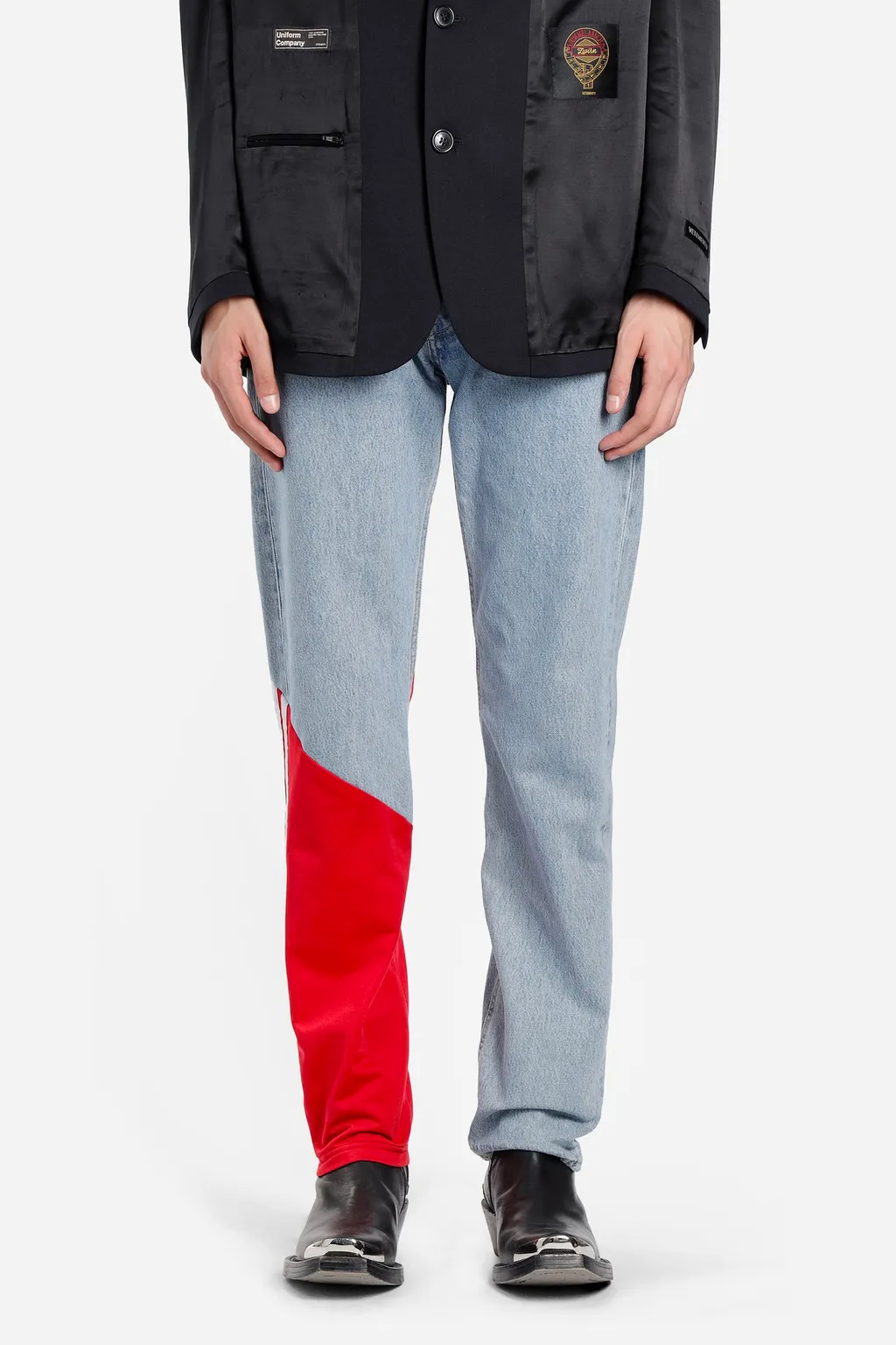 Blue Denim Trackpant Jeans