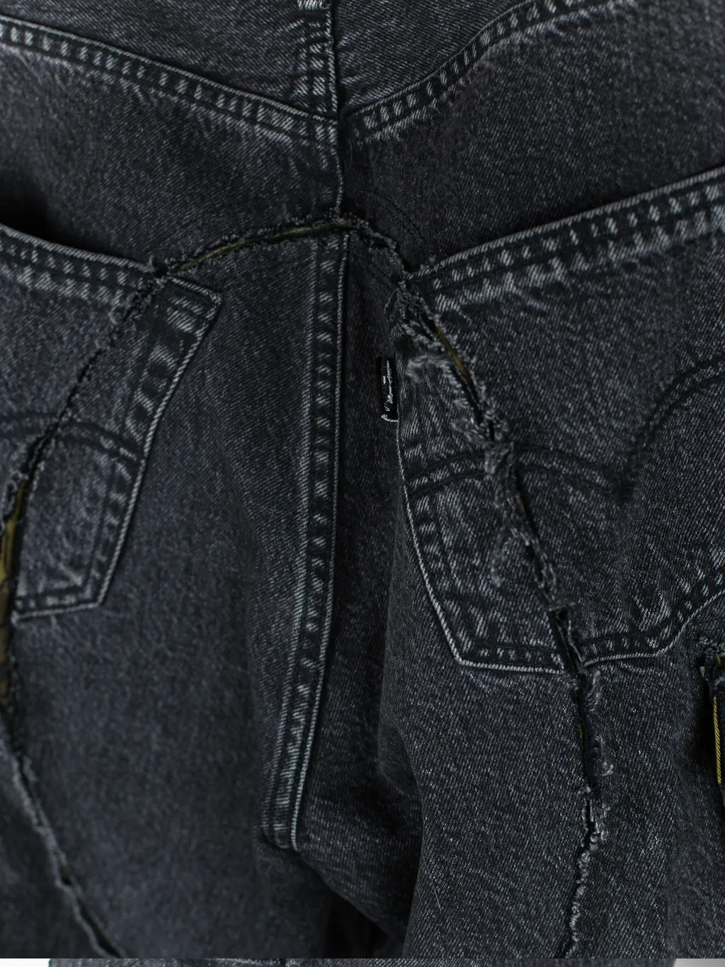 Distressed Cargo Jeans