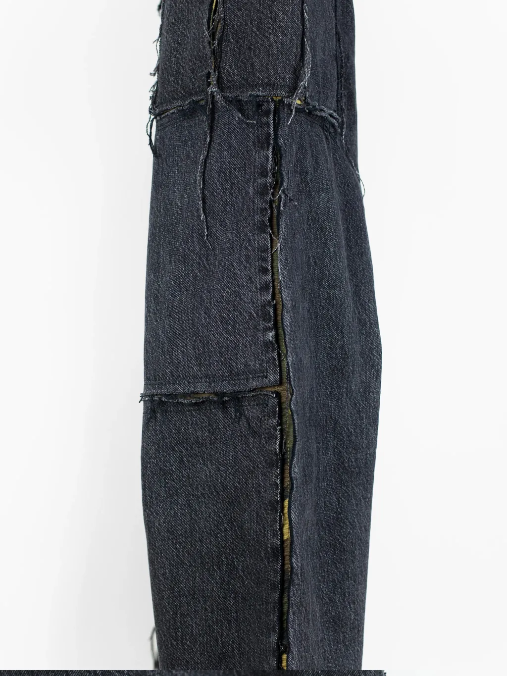 Distressed Cargo Jeans