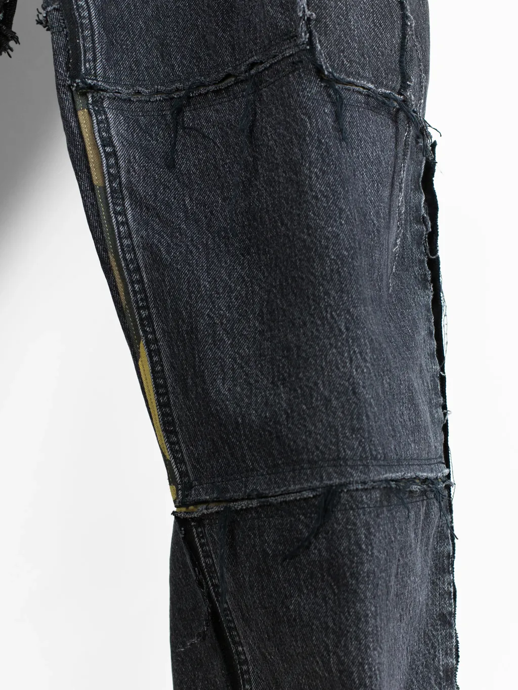 Distressed Cargo Jeans