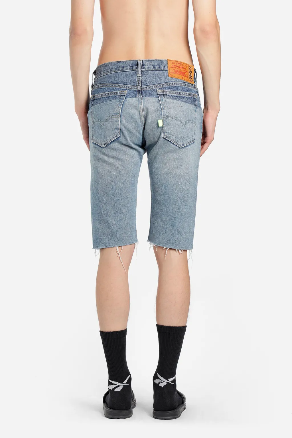 Cutup Denim Shorts