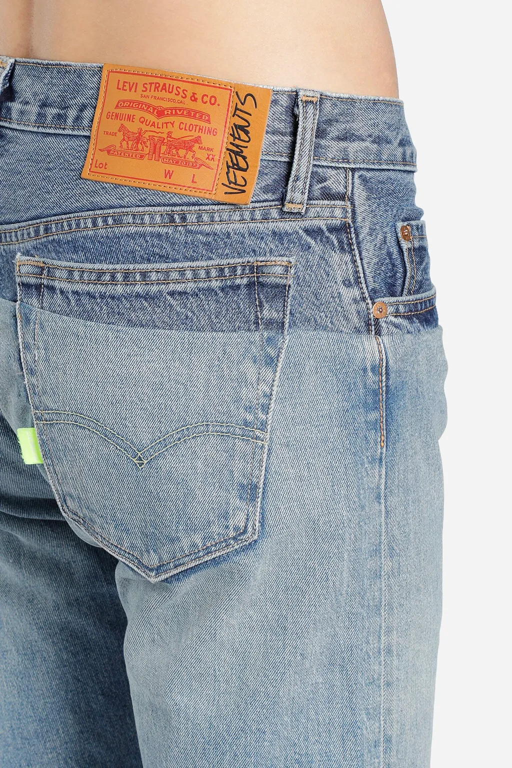Cutup Denim Shorts