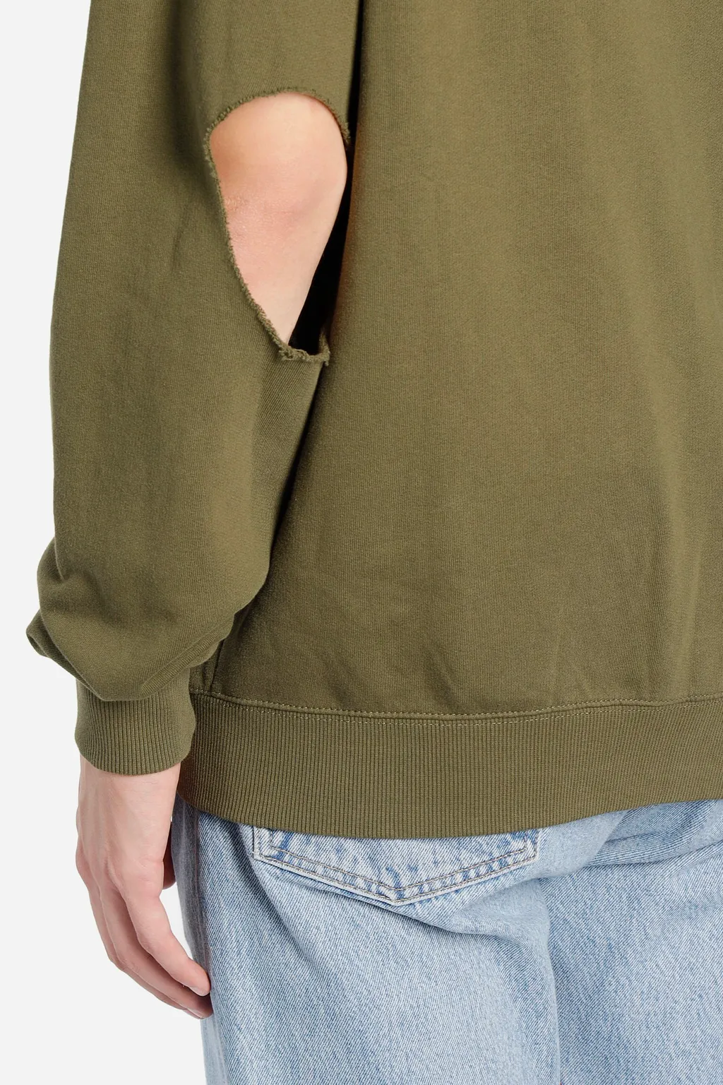 Green Zipped Hoodie