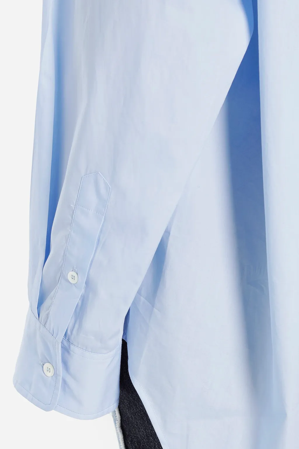 Light Blue Oversized Collar Shirt