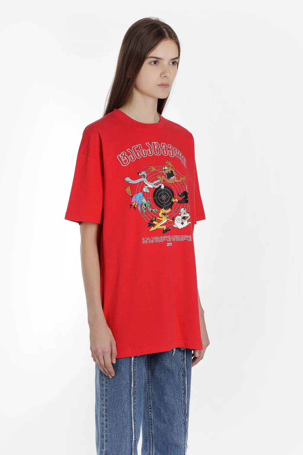 Red Cartoon T-Shirt