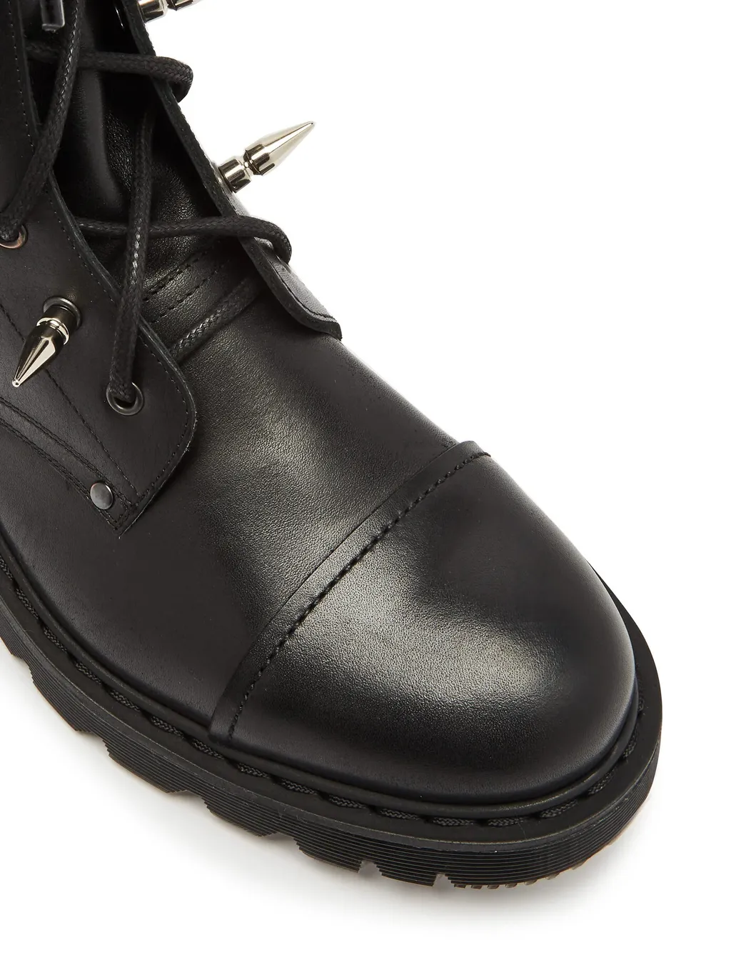 Spiked Leather Boots