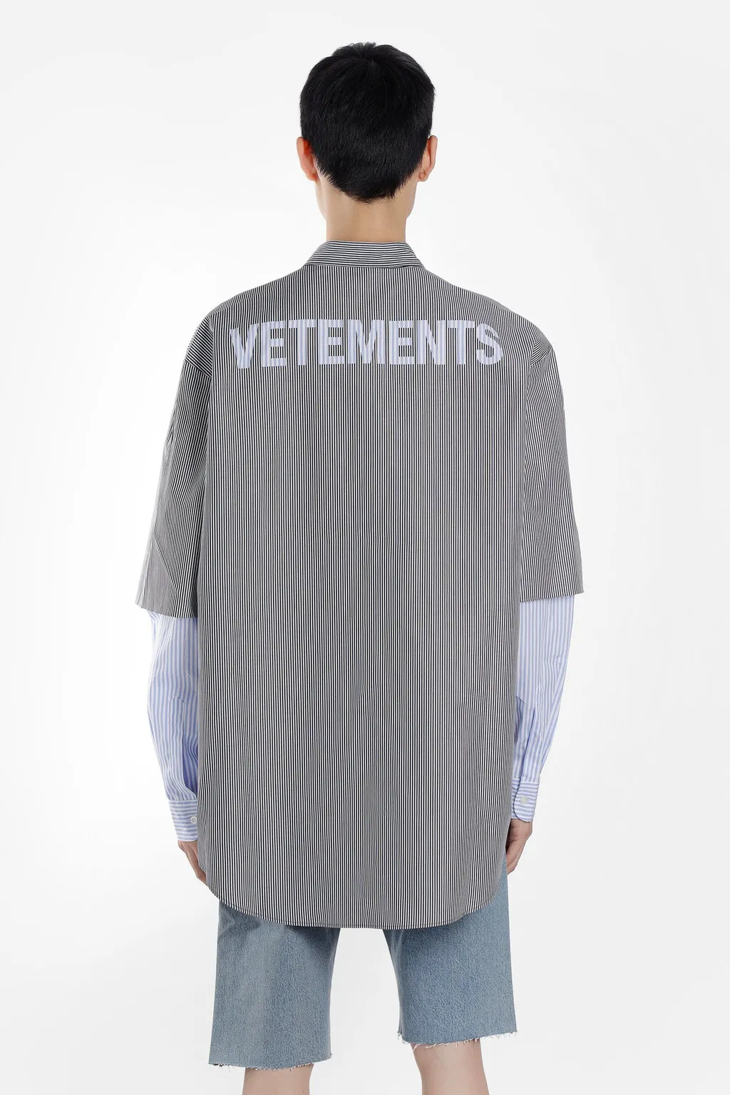 Stripe Fusion Oversized Shirt