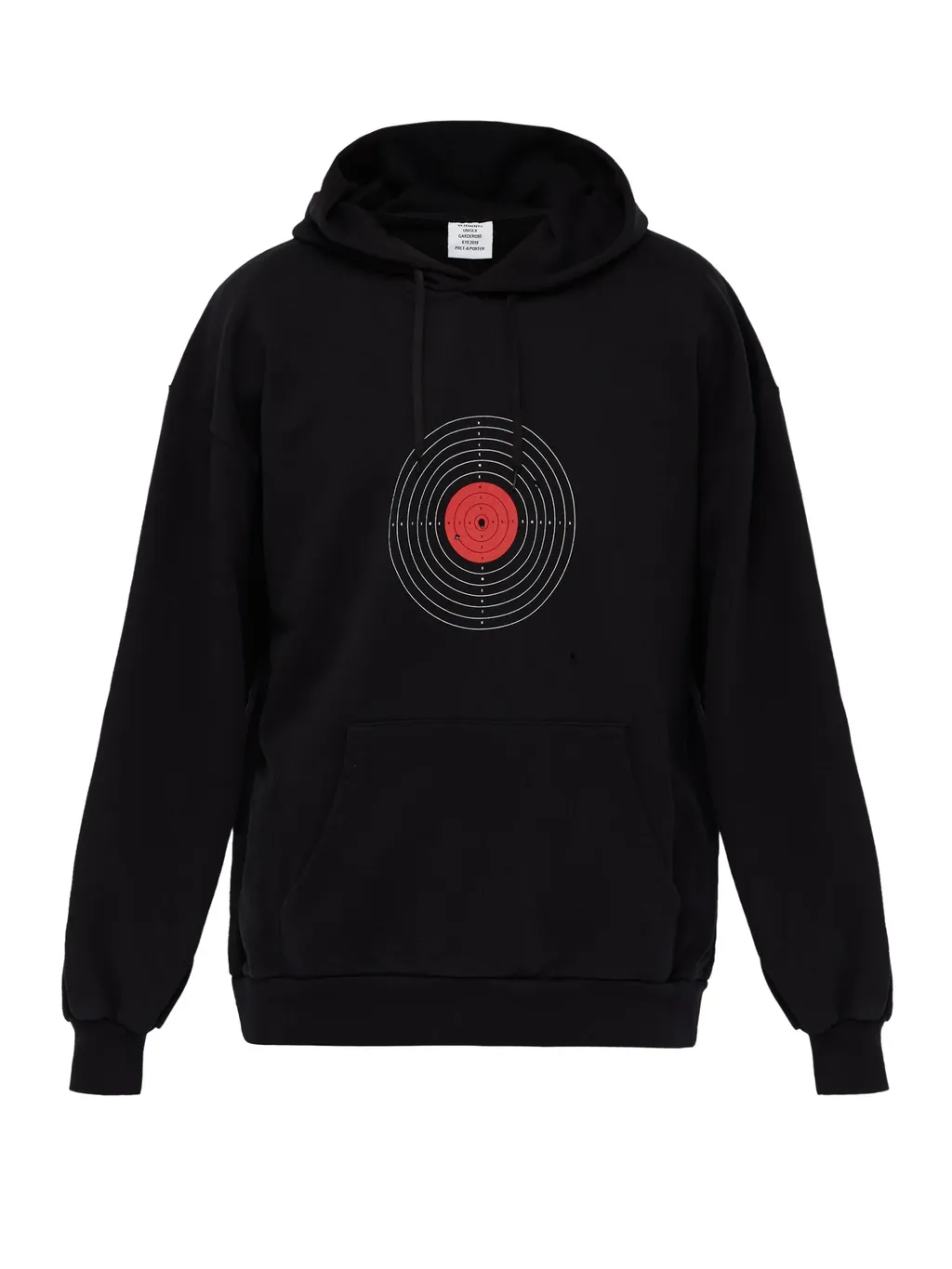 Target Print Oversized Hoodie