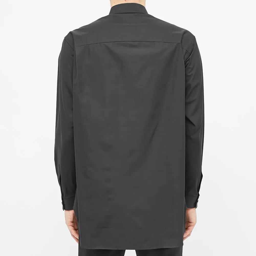 Anarchy Print Button-Down Shirt