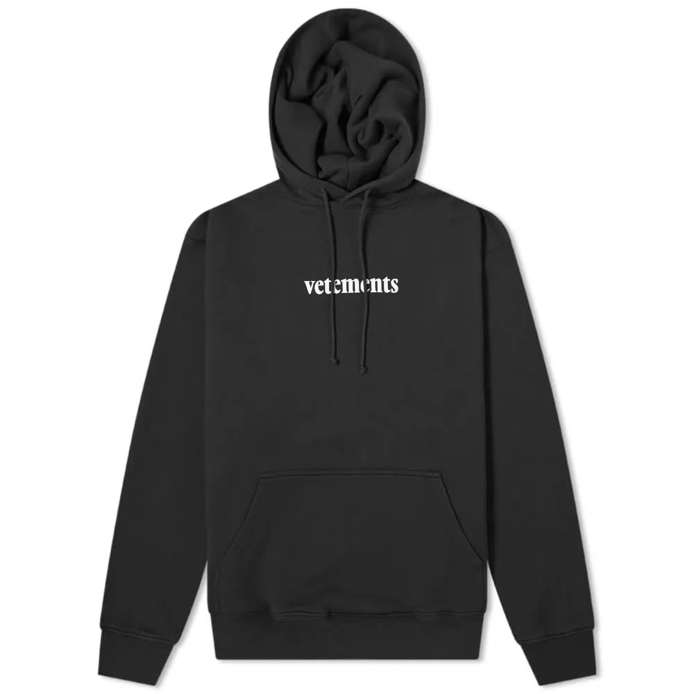 Black Logo Hoodie