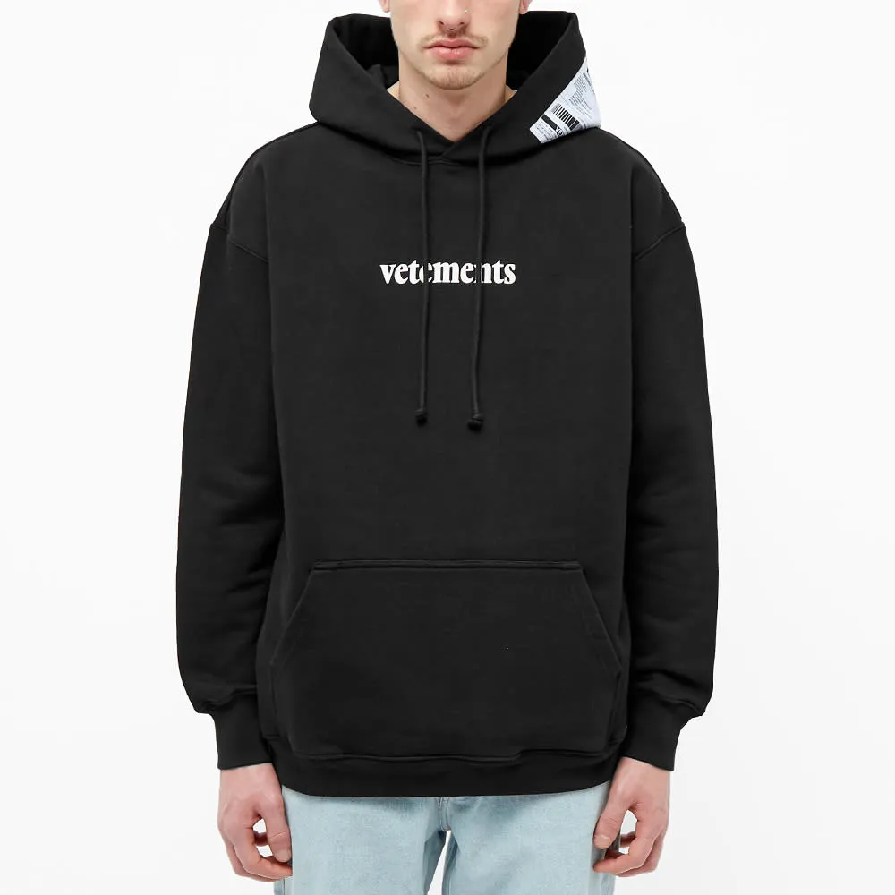 Black Logo Hoodie