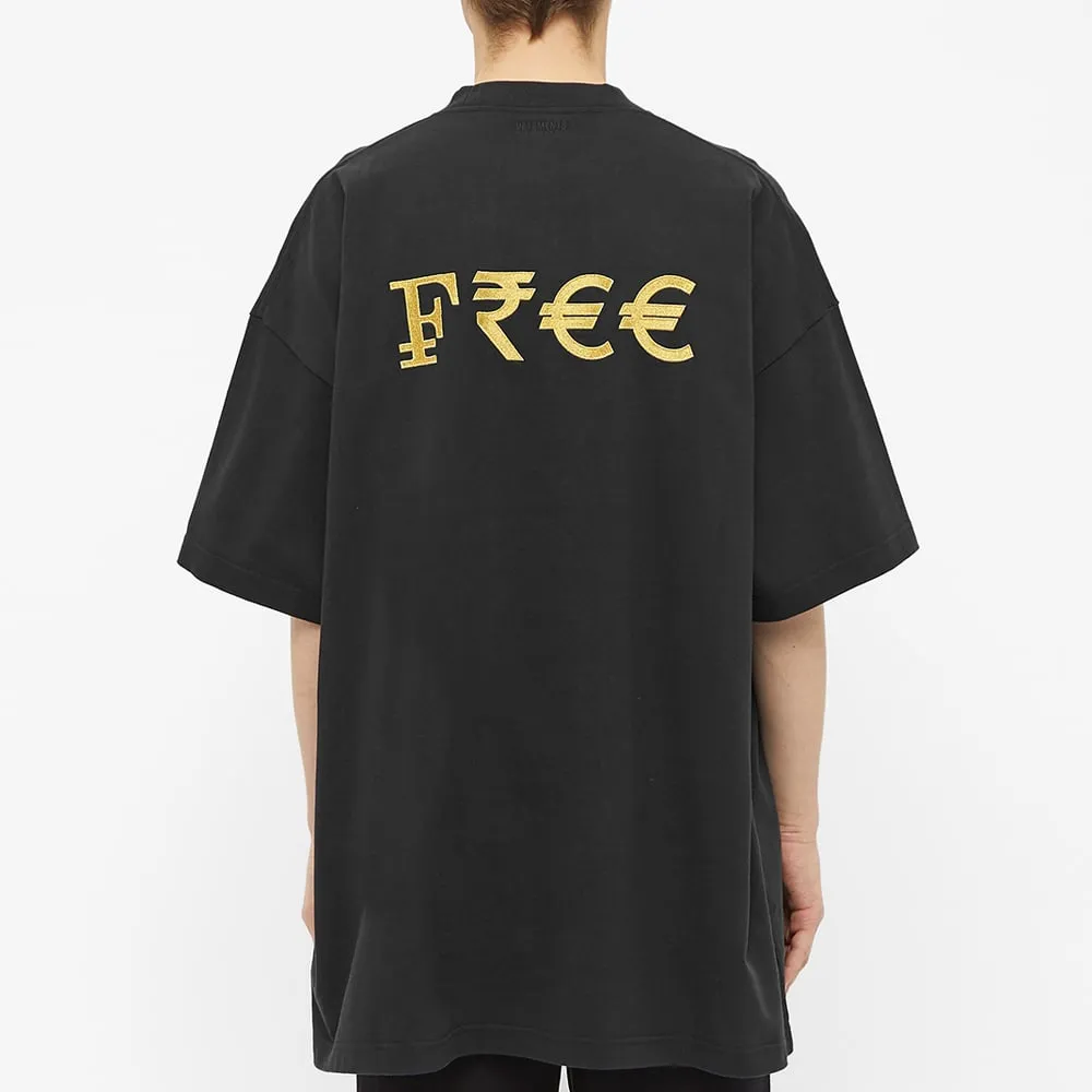 Oversized Capitalism T-Shirt Black