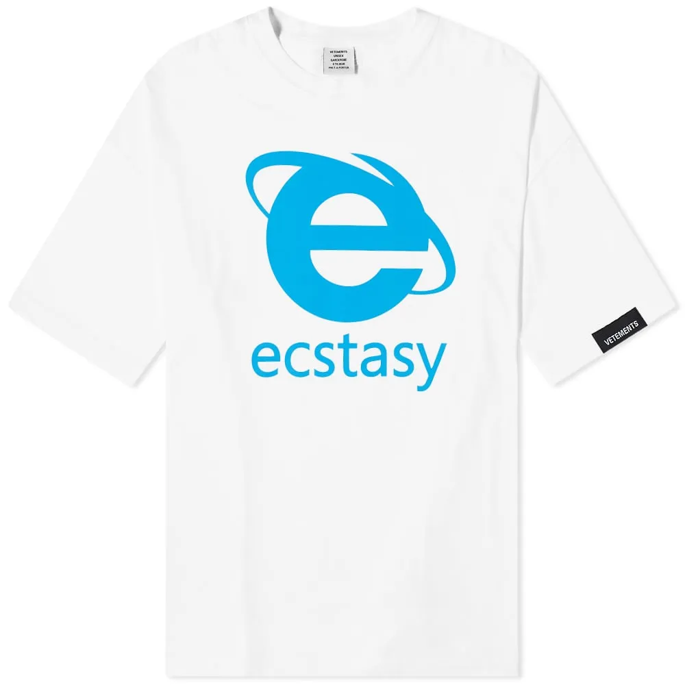 Ecstasy Logo T-Shirt White