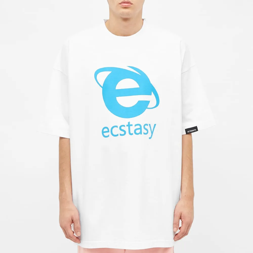 Ecstasy Logo T-Shirt White