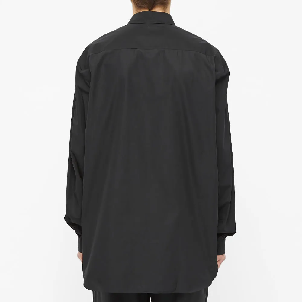 Gothic Black Oversized Shirt