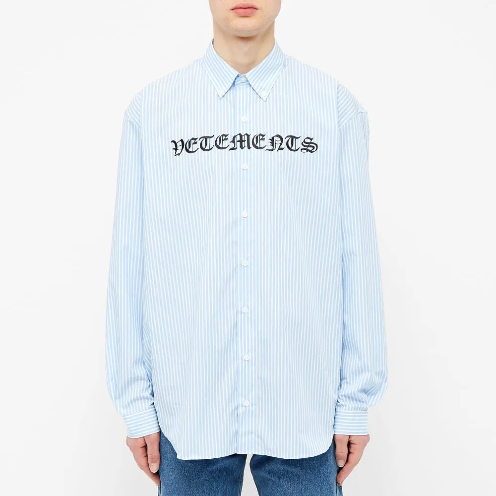 Gothic Striped Shirt