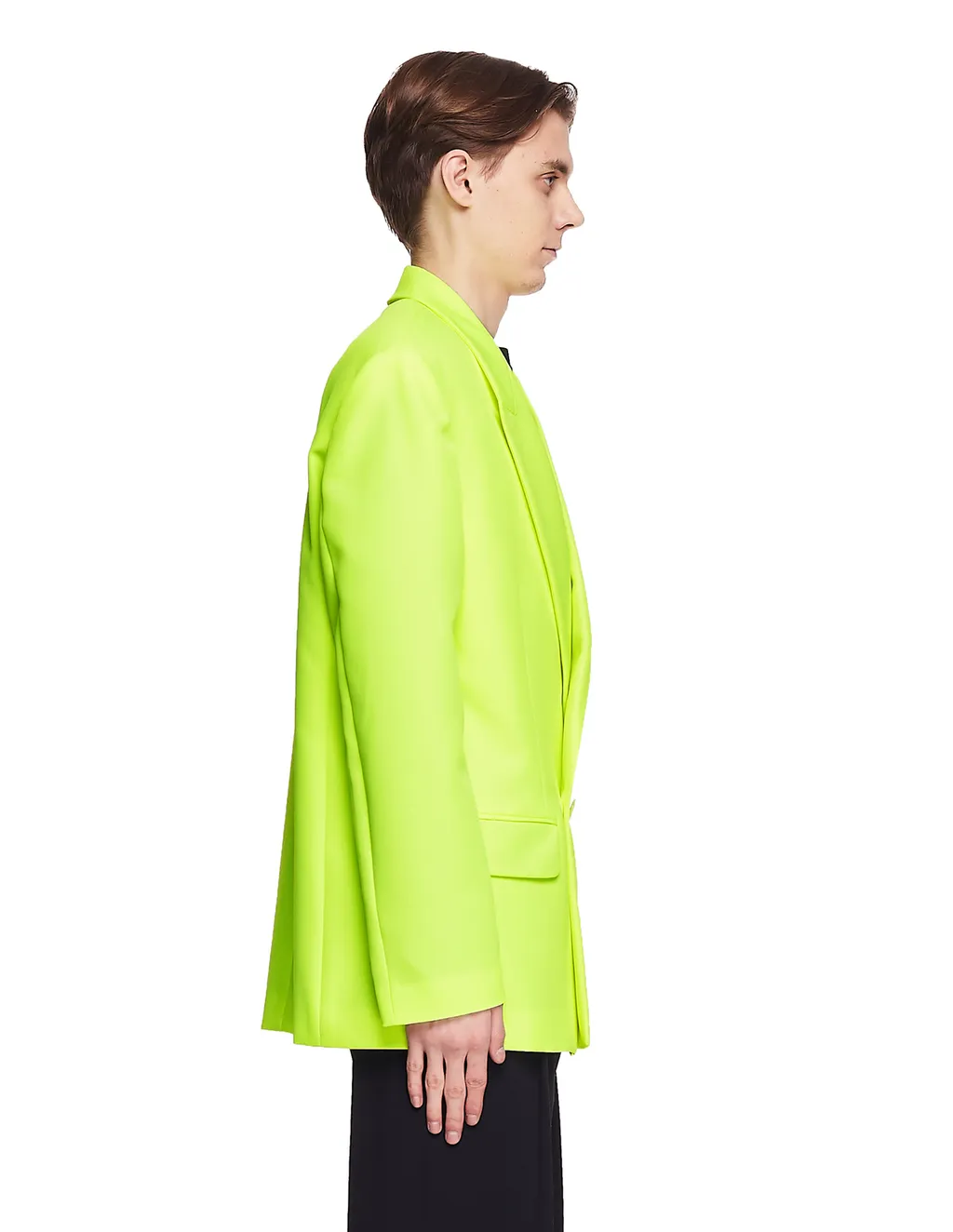 Green Double-Breasted Blazer