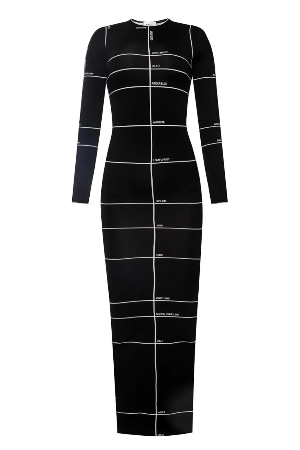 Long Sleeve Printed Dress