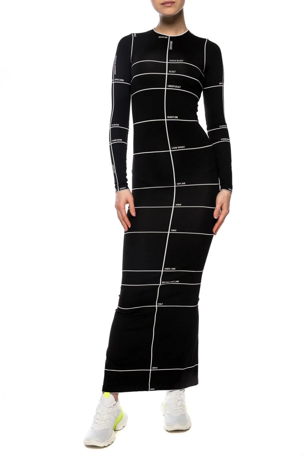 Long Sleeve Printed Dress