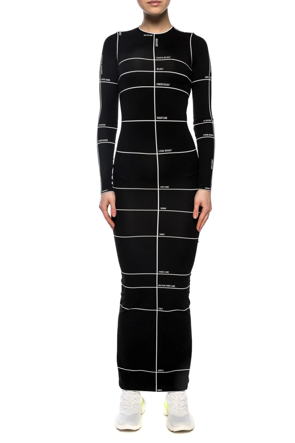 Long Sleeve Printed Dress