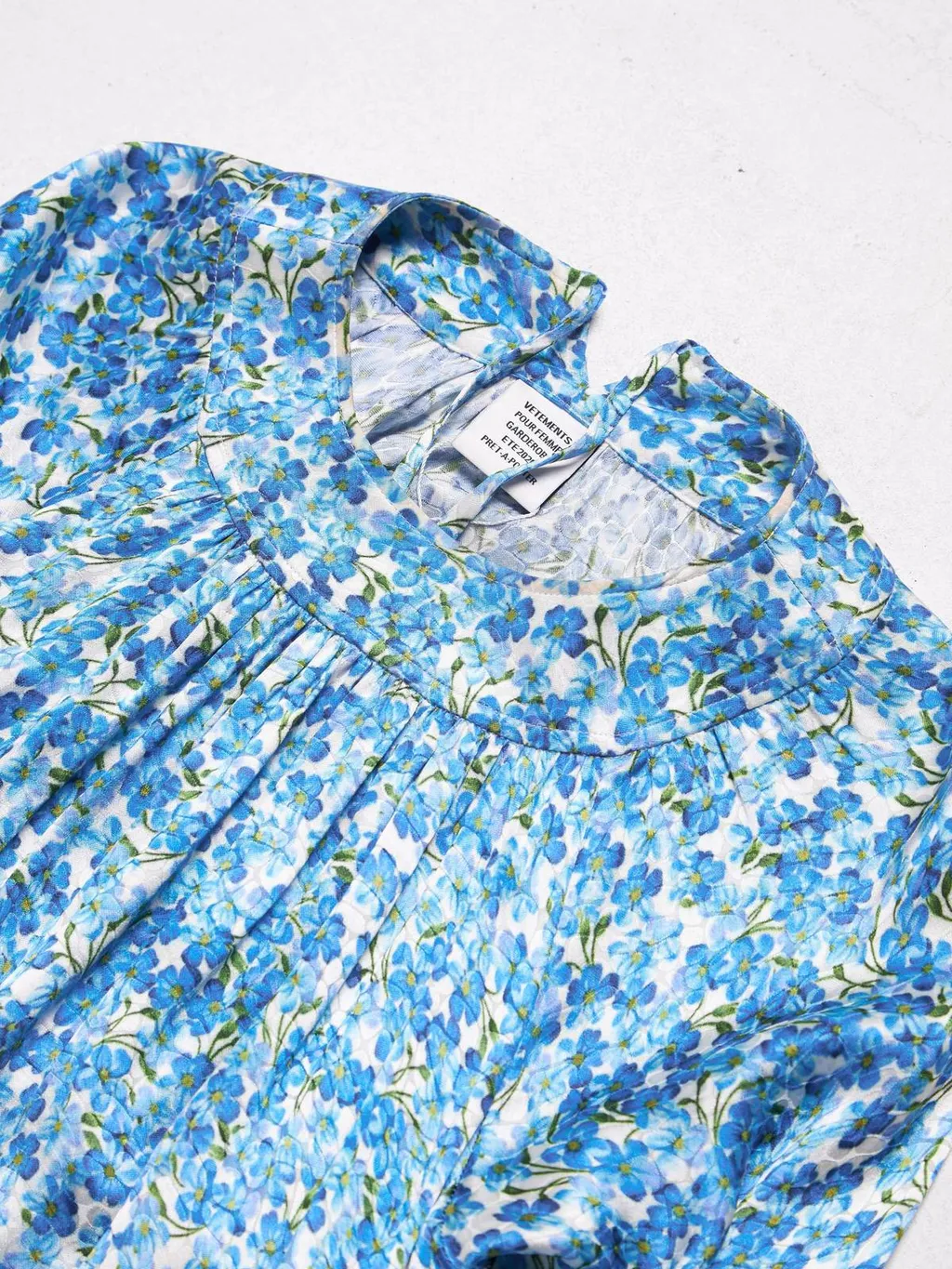 Floral Print Long Sleeved Dress