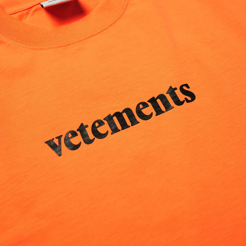 Orange Logo T-Shirt