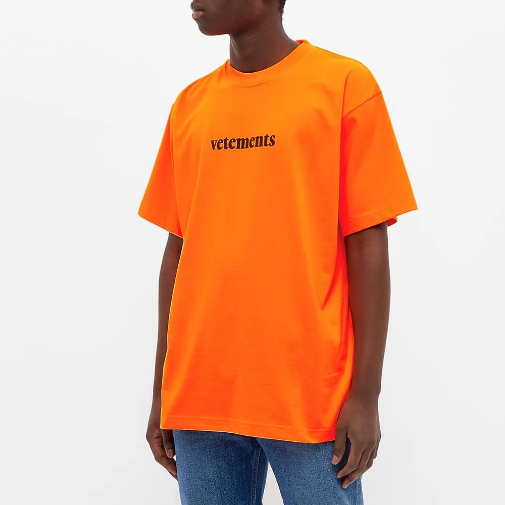 Orange Logo T-Shirt