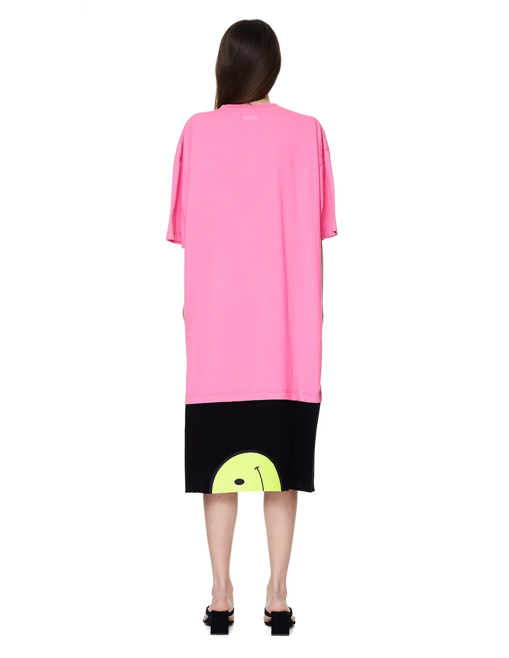Pink Thank You Oversized T-Shirt Dress