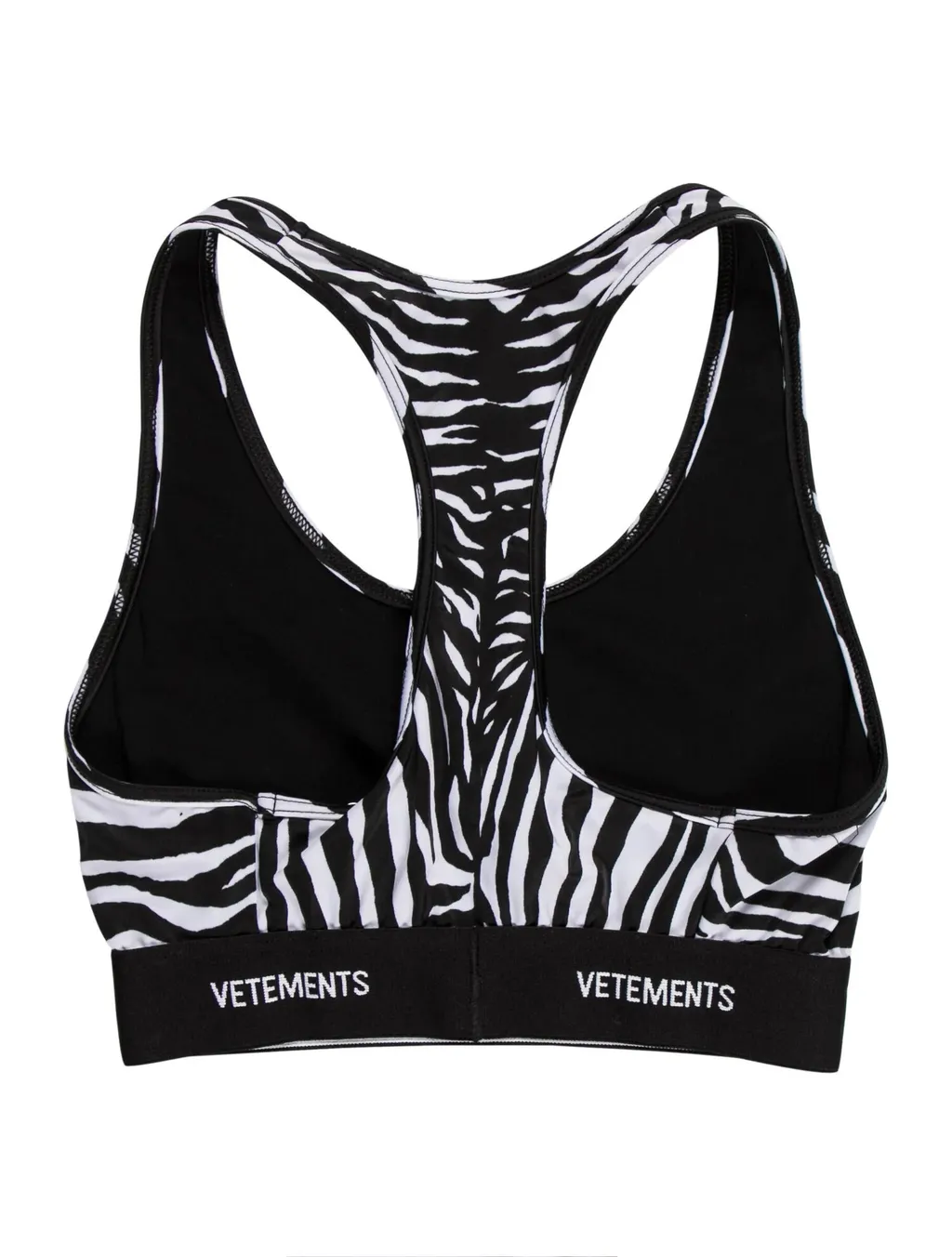 Zebra Print Bra Top