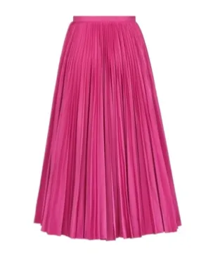 Pleated Midi Skirt