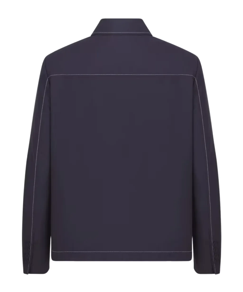 Collared Button-Up Jacket