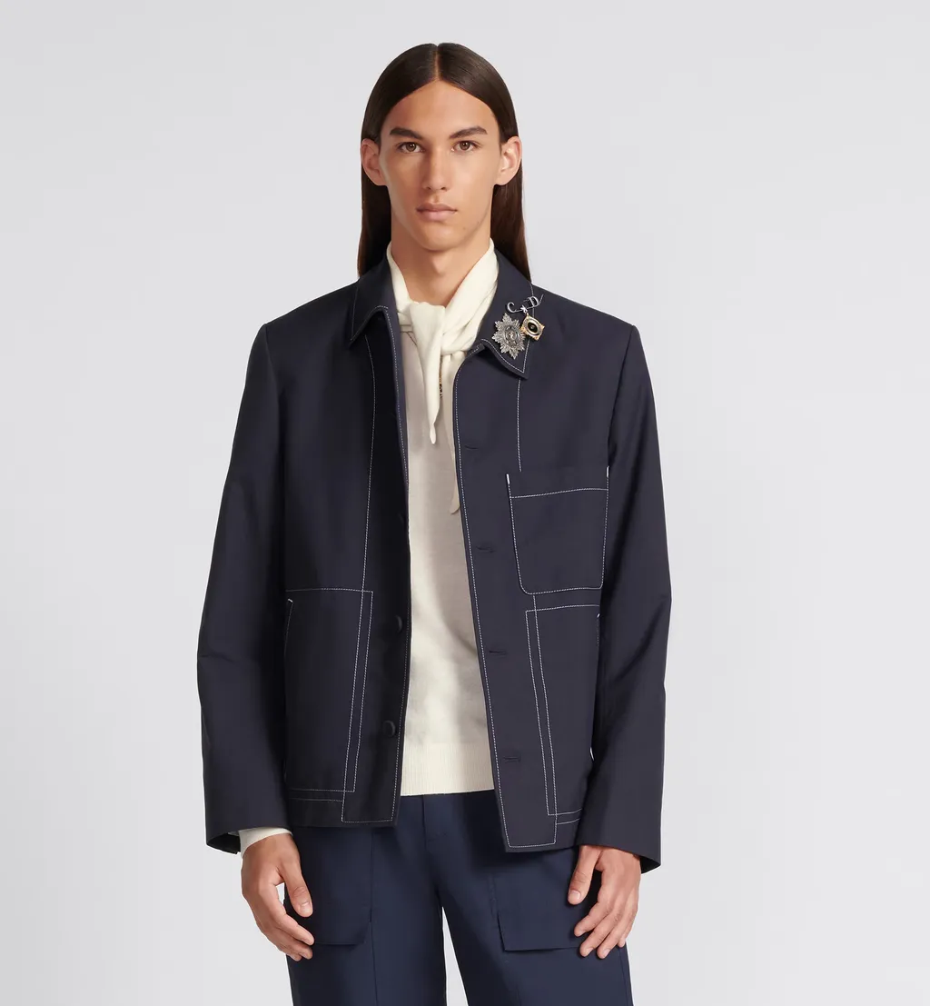Collared Button-Up Jacket